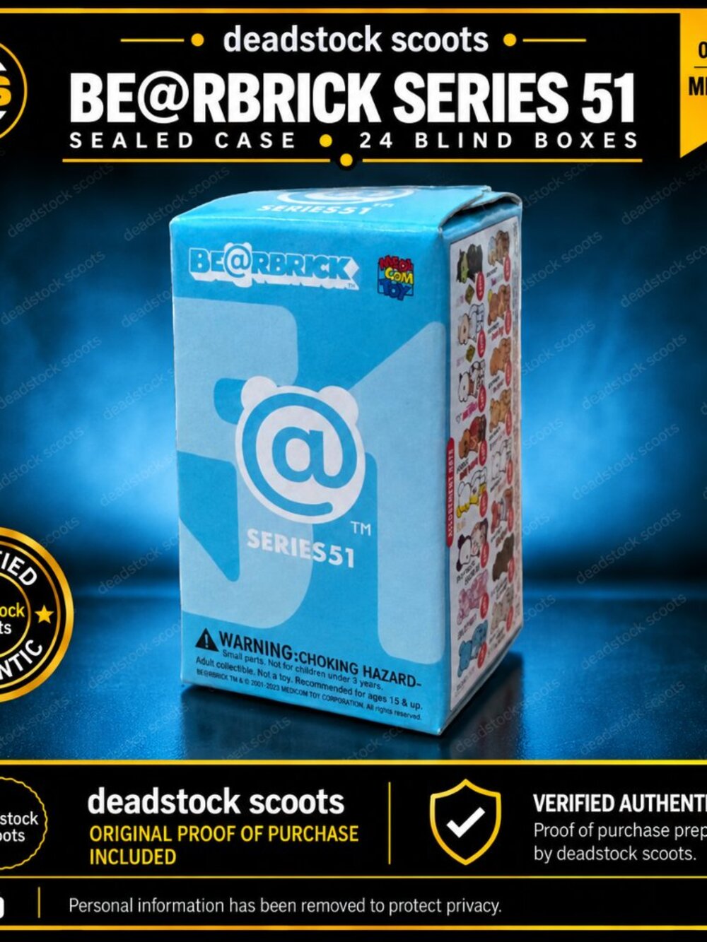 Bearbrick Series 51 Blind Box Medicom Toy 100% Figure Factory Sealed
